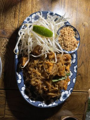 Tofu pad Thai   at Grandmas Philly in Philadelphia