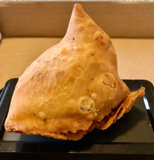 Samosa  at Bombay Bites Cafe in Abu Dhabi
