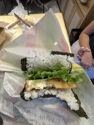   at KIX - Onigiri Burger - T1 in Osaka