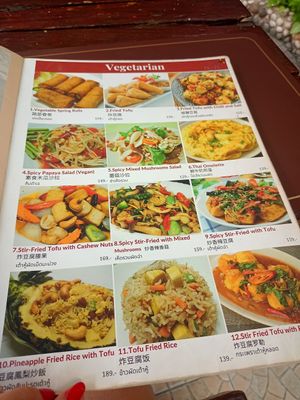 Mrnu2 at Honey House Thai Cuisine in Bangkok