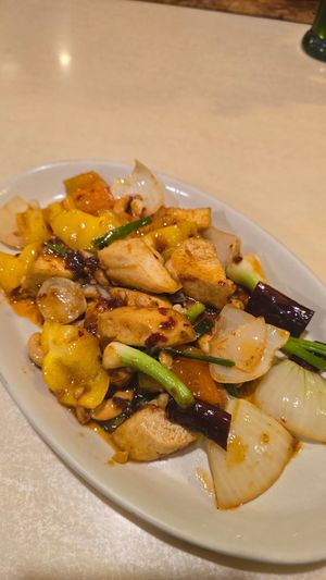 Tofu Cashew Nut (was very good) at Honey House Thai Cuisine in Bangkok