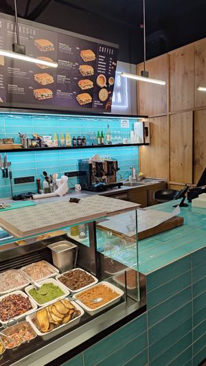 Inside area at Zona Bistro in Prague