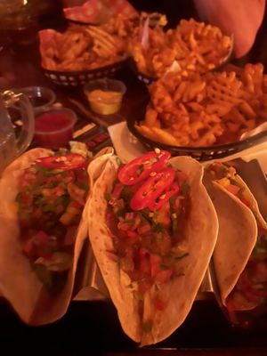 Just look at those fries   at The Hayberry Bar & Diner in Crows Nest