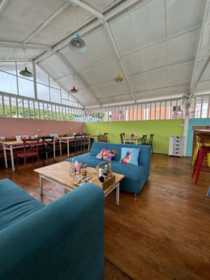 Upstairs chill area  at Summer Cafe in Koh Tao