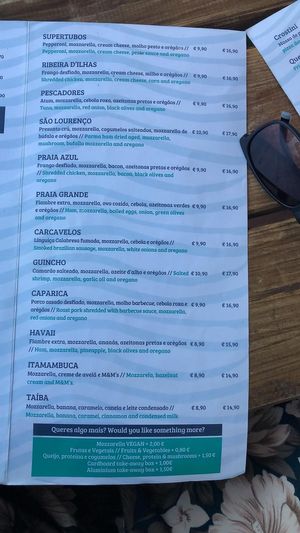   at Beach Pizzas Ericeira in Ericeira