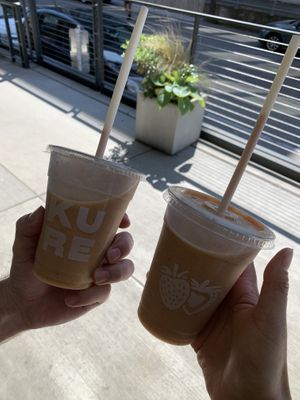 Lady of the Day smoothies!  at Kure Superfoods in Portland