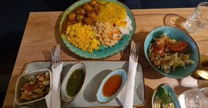 Mittagsgericht (vegan) at Chutney's in Wiesbaden