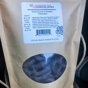 Chocolate covered pretzels  at Missionary Chocolates in Portland