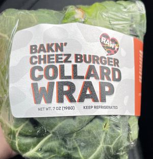 Bank’ cheez burger collard wrap  at Pixie Retreat - SE 3rd in Portland