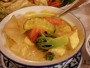 yellow curry at Thailand Cuisine in Kihei