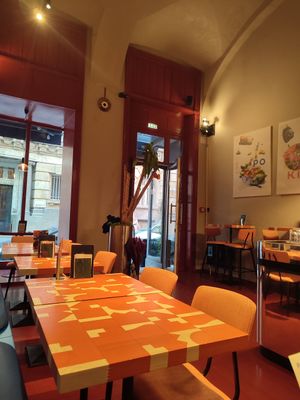 Indoor area at Pokito in Budapest