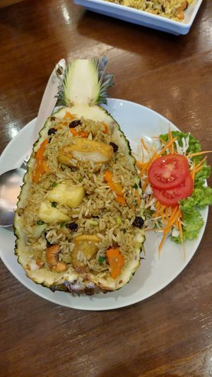Khao pad supparod at Thai E-San - Liberdade in Sao Paulo
