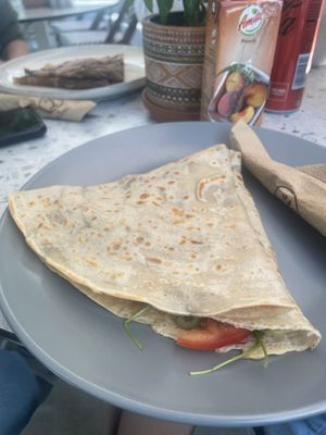 Savoury crepe  at Yum Tree in Thessaloniki