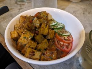 Coconut adobo at Grains Plant-based Cafe in Puerto Princesa
