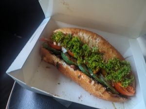 Banh Mi at Grains Plant-based Cafe in Puerto Princesa