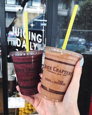 • Fountain of Youth Smoothie
• Crunchy Monkey Smoothie at Juice Crafters in West Los Angeles