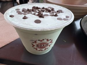 Mint chip shake   at Roam Artisan Burgers in Lafayette