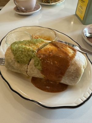 Breakfast burrito   at Catalog Coffee in Baltimore