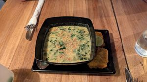 Moringa soup at Warung Agung Amed in Abang