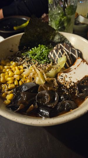 Ramen vegano at Kintaro Ramen Bar in Vitacura