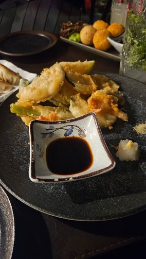 Vegetales tempura at Kintaro Ramen Bar in Vitacura