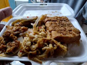 My take away vegan food at Sau Ha in Ho Chi Minh City