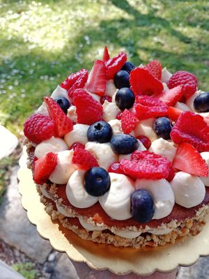 torta compleanno #Veganuary at Zero Personal Chef in Pianezza