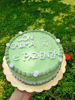 torta compleanno stile lambeth cake #Veganuary at Zero Personal Chef in Pianezza