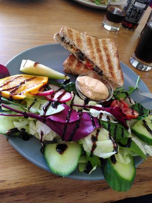 Bunter Veganer at Backsteincafé in Osnabrueck