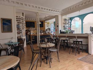 The Old Spence Cafe interior at The Old Spence Café in Edinburgh