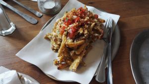 Cheese fries at Fast Rabbit Fast Food in Berlin