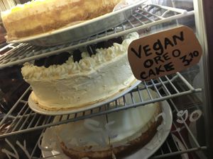 Vegan Cakes at RMCM, part I at 19:77 - VEGAN:DINER+BAR, Home of RAMONES MUSEUM in Berlin