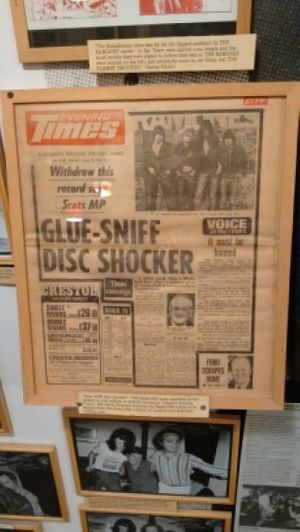 a little bit of Scotland at 19:77 - VEGAN:DINER+BAR, Home of RAMONES MUSEUM in Berlin