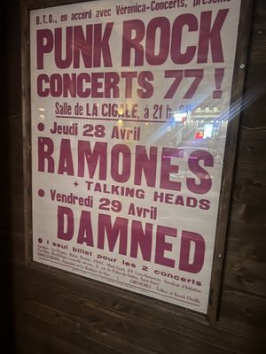 Punk rock museum   at 19:77 - VEGAN:DINER+BAR, Home of RAMONES MUSEUM in Berlin