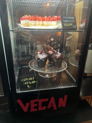 Yummy vegan treats   at 19:77 - VEGAN:DINER+BAR, Home of RAMONES MUSEUM in Berlin