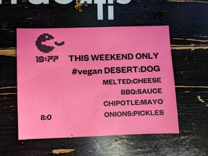 Menu page at 19:77 - VEGAN:DINER+BAR, Home of RAMONES MUSEUM at 19:77 - VEGAN:DINER+BAR, Home of RAMONES MUSEUM in Berlin