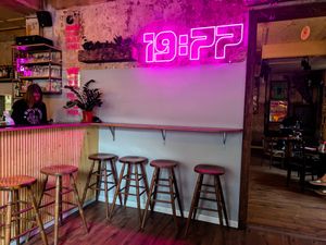 Inside of 19:77 at 19:77 - VEGAN:DINER+BAR, Home of RAMONES MUSEUM in Berlin