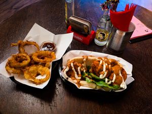 Vegan meal at 19:77 at 19:77 - VEGAN:DINER+BAR, Home of RAMONES MUSEUM in Berlin