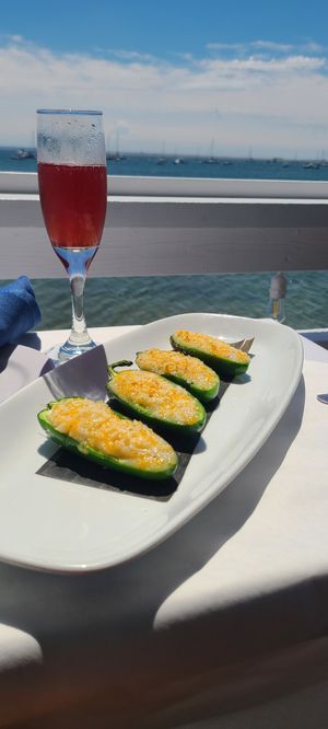 Stuffed peppers at Ocean 193 in Provincetown