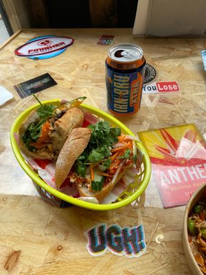 Tofu banhmi  at Bánh Mì Brothers in Edinburgh