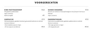 vegan options at Waanzinnig Tilburg in Tilburg