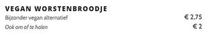 vegan options at Waanzinnig Tilburg in Tilburg