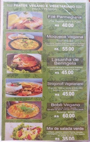 Vegan Menu 1.2 at Donna Pimenta in Salvador