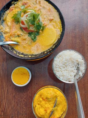 Moqueca Vegana (55 BRL + 10%) at Donna Pimenta in Salvador