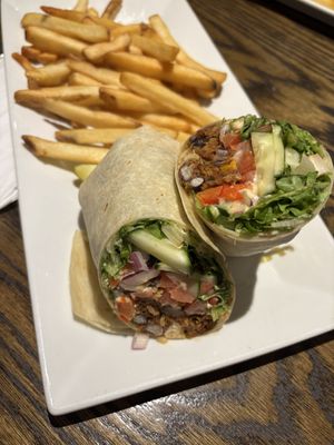 Vegan wrap  at The Royal Oak   in Ottawa