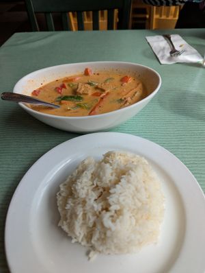 Panang curry at Lanna Thai Restaurant in St Paul