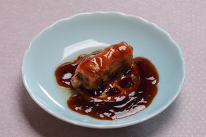 見立てスペアリブの黒酢ソース
Stir fried Yuba and burdock with black vinegar sauce at Chinese Restaurant FANFAHR - 中国料理「皇華」 in Nagano