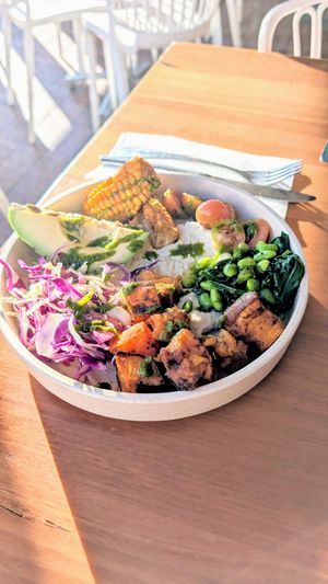 Vegan Buddha Bowl 🤤 at Hudson & Rosie's Table in Highland Park