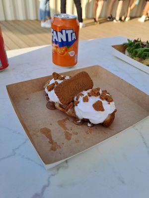 Biscoff croffle at Aeto Garden in Jaervenpaeae