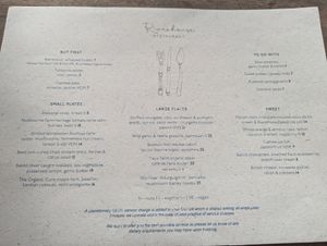 Menu at Riverhouse Restaurant in Richmond Upon Thames
